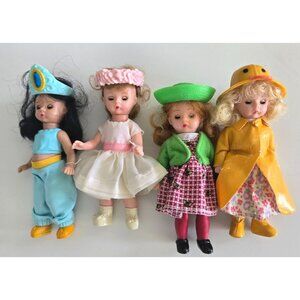 Lot of 4 Madame Alexander 5‎ Inch McDonalds Mini Dolls (2003-4)